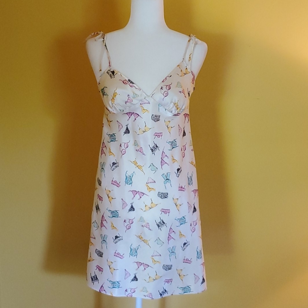 Adorable Chemise with Vintage Lingerie Print